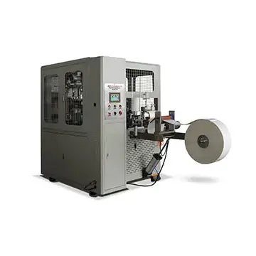 Máquina automática para fazer tampas de copos de papel