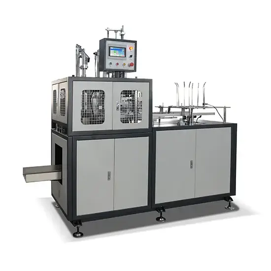 Máquina automática de lancheira de papel com compartimento único e múltiplo