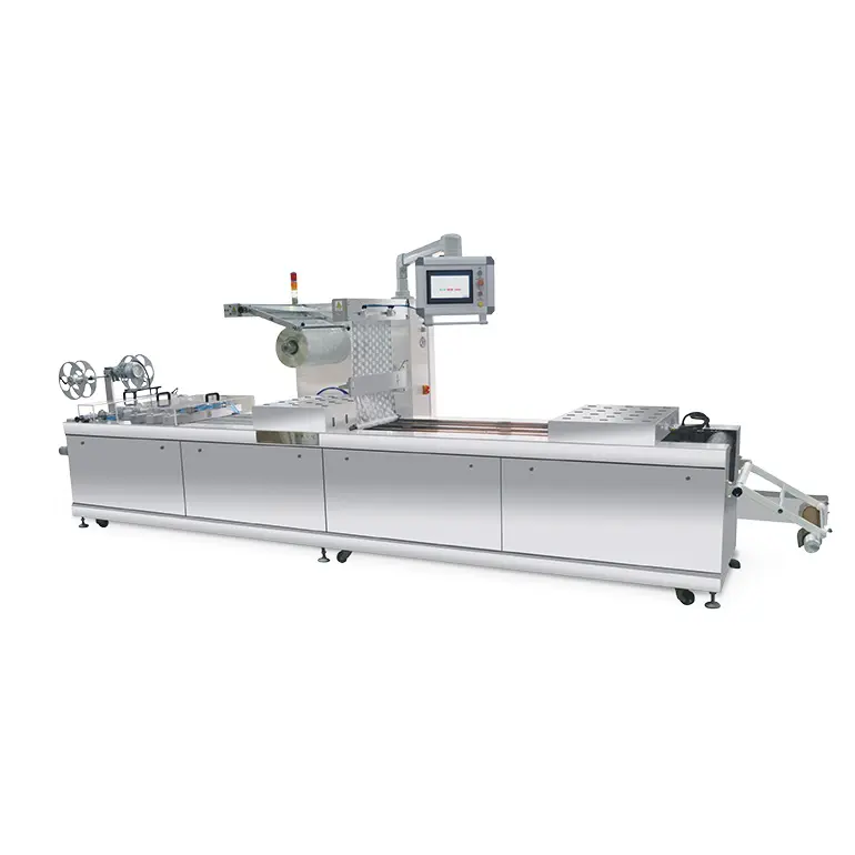 Máquina automática de embalagem a vácuo por termoformação Máquina automática de embalagem a vácuo por termoformação