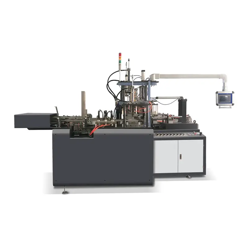 Máquina de lancheira de papel com vários compartimentos totalmente automática