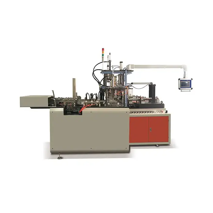 Máquina de lancheira de papel com vários compartimentos totalmente automática